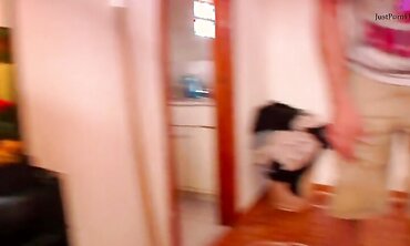 Horny Teen Gets Picked Up on the Street and Goes Home WIth Lucky Stud and Gets Her Oiled Ass Drilled With Dick