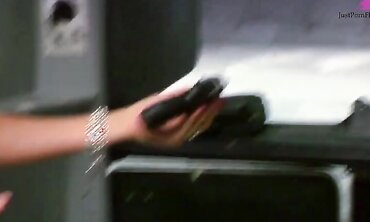 Sexy Teen Gets Picked Up at Shooting Range Only to Fuck Hung Stud and Get Cum Shot on Her Tight Stomach