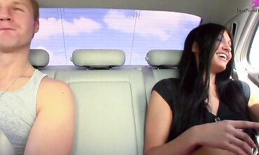 Sexy Teen Gets Picked Up at Shooting Range Only to Fuck Hung Stud and Get Cum Shot on Her Tight Stomach