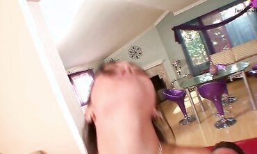Cutey Kandi Milan Slides A Stiff Dick Into Her Tight Pussy