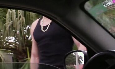 Horny Blonde Teen Gets Picked Up and Drilled In Her Tight Pussy