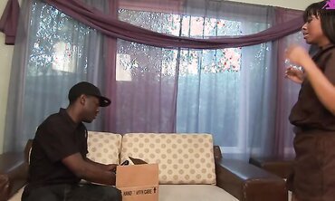 Imani Squeals With Delight As Her Pussys Penetrated Hard And Deep With Cock
