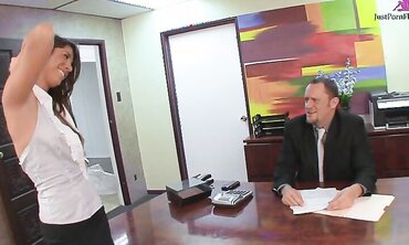 Miley Ann Is One Busty Secretary