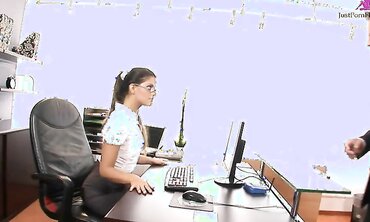 Defrancesca Gallardo Is A Wonderful Secretary Being Fucked In The Ass Deep