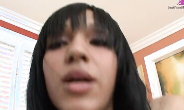 Slutty Latina With A Very Hairy Pussy Gets Fucked Hard And Fed Cum