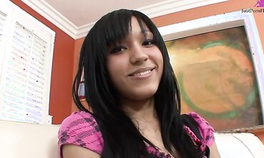 Slutty Latina With A Very Hairy Pussy Gets Fucked Hard And Fed Cum