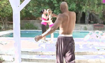 Kiara Mia Has A Sexy Personal Trainer Who Is Black