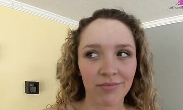 April Knight Bounces Her Big Tits Before Getting Naked And Fucking Hard