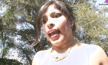 Laurie Vargas Takes It Deep Then Tastes His Cum Off Her Ass