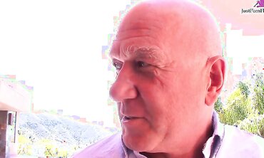 18 Year Old Brunette Gets Banged By An Older Man And Swallows His Cum