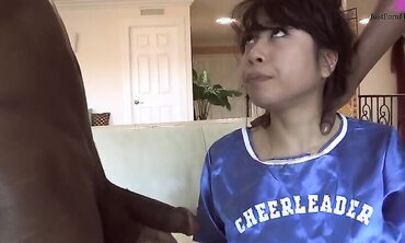 May Lee Takes Two Big Black Cocks