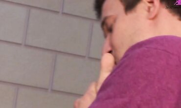 Footjob Leads To Hard Pounding Sex With A Finish On Jasmines Toes