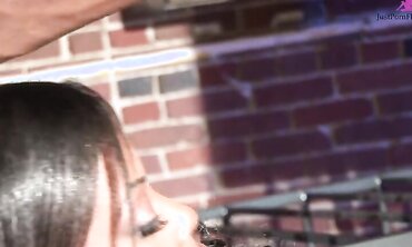 Justice Takes A Huge Black Cock In Her Phat Booty