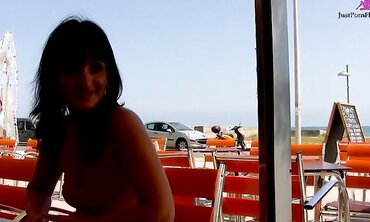 Facial Cumshot, Shaved Pussy, Outdoors, Fresh Faces, One on One, Natural Tits