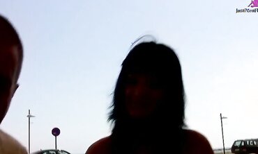 Facial Cumshot, Shaved Pussy, Outdoors, Fresh Faces, One on One, Natural Tits