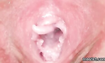 Czech Teen Gapes Her Hairless Twat In A Strange Close-Up