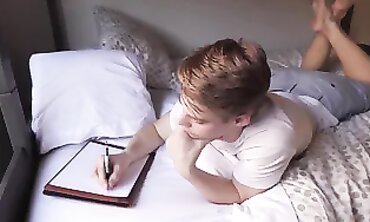 BBC Stud Nails Blonde Businessman and Busty Blonde