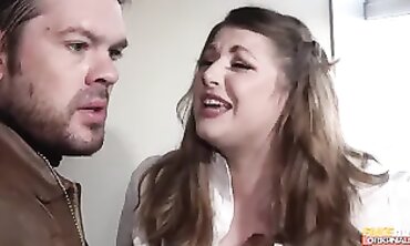 Curvy Cutie Plumper MILF Raven Starr Fucked by Three Guys in Hardcore Gangbang