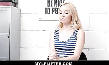 Blonde MILF Shoplifter Caught and Punished by Aaliyah Love