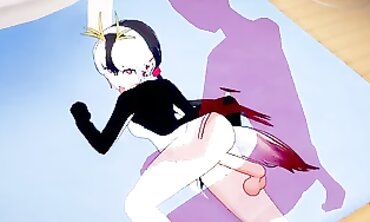 Goddess Fururu and Iwaby Anime Harem Hardcore Party
