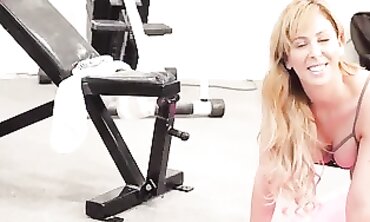 Cherie Deville Gets a Workout in the Gym