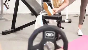 Cherie Deville Gets a Workout in the Gym