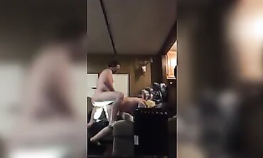 BBW MILF Threesome with a Friend and Big Dick DP