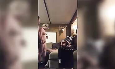 BBW MILF Threesome with a Friend and Big Dick DP