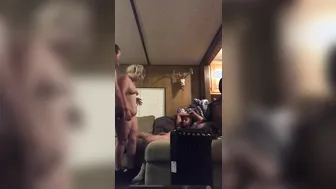 BBW MILF Threesome with a Friend and Big Dick DP