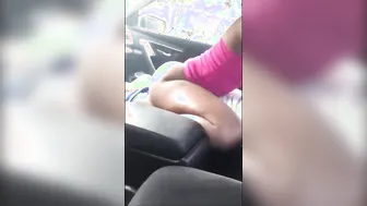 African Bimbos Ride Big Black Cock In Car
