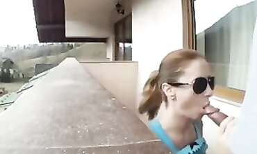 Redhead Honey Cuckolds Fiance With Boss on Vacation
