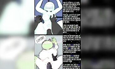 Hentai Among Us Anal DP with Toys and Bondage