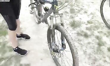 Petite Brunette America Enjoys Natural Outdoor Sex