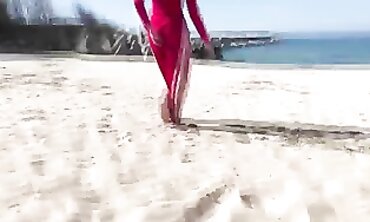 Creampie Cowgirl Sex With Ex-Wife On An Abandoned Summer Beach