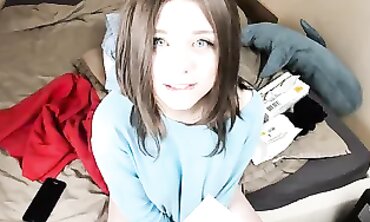 Lovely Amateur Blowjob and Solo Play Session Part 3