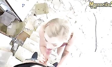 Serbian Bombshell Vyvan Hill Takes Alberto Blanco's Beef Whistle in Public