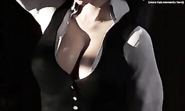 European Domina with Huge Breasts Gets Deep Creampie