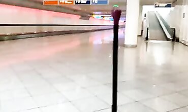 Caught German MILF Lilli Vanilli Gets Rough Airport Sex