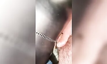 POV: Bombshell Neighbour in Leather Bondage Ass Fuck