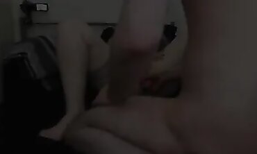 POV Girlfriend Pegging Leads to Creampie
