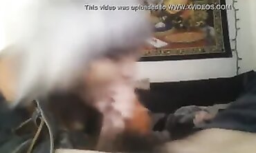 Alternative Bimbo Glorious Deep Throat Blowjob
