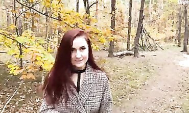 Exhibitionist MILF KleoModel Has Public Sex With Stranger In Park