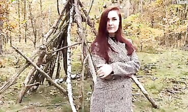 Exhibitionist MILF KleoModel Has Public Sex With Stranger In Park