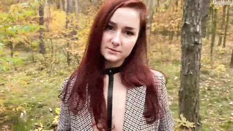 Exhibitionist MILF KleoModel Has Public Sex With Stranger In Park