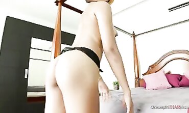Thai College Girl With Big Tits Loves American Cock