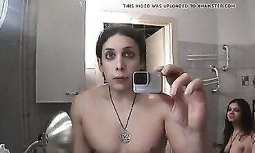 POV Backstage: Fresh Italian Girl in the Bathtub