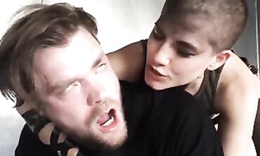 Ingrid Fists and Pegs a Lucky Stud