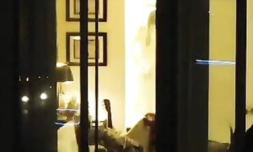Mega Drone Sprays College Hottie in the Shower