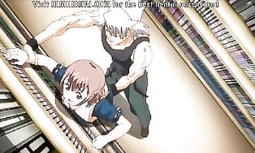 Petite Anime Girls Get Gangbanged by a Huge Dildo