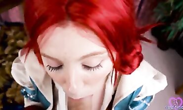 Triss Merigold Witcher Cosplay Rough Sex & Creampie